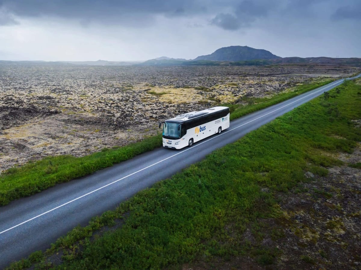 Flybus Airport Bus Transfers Between Keflavik and Reykjavík