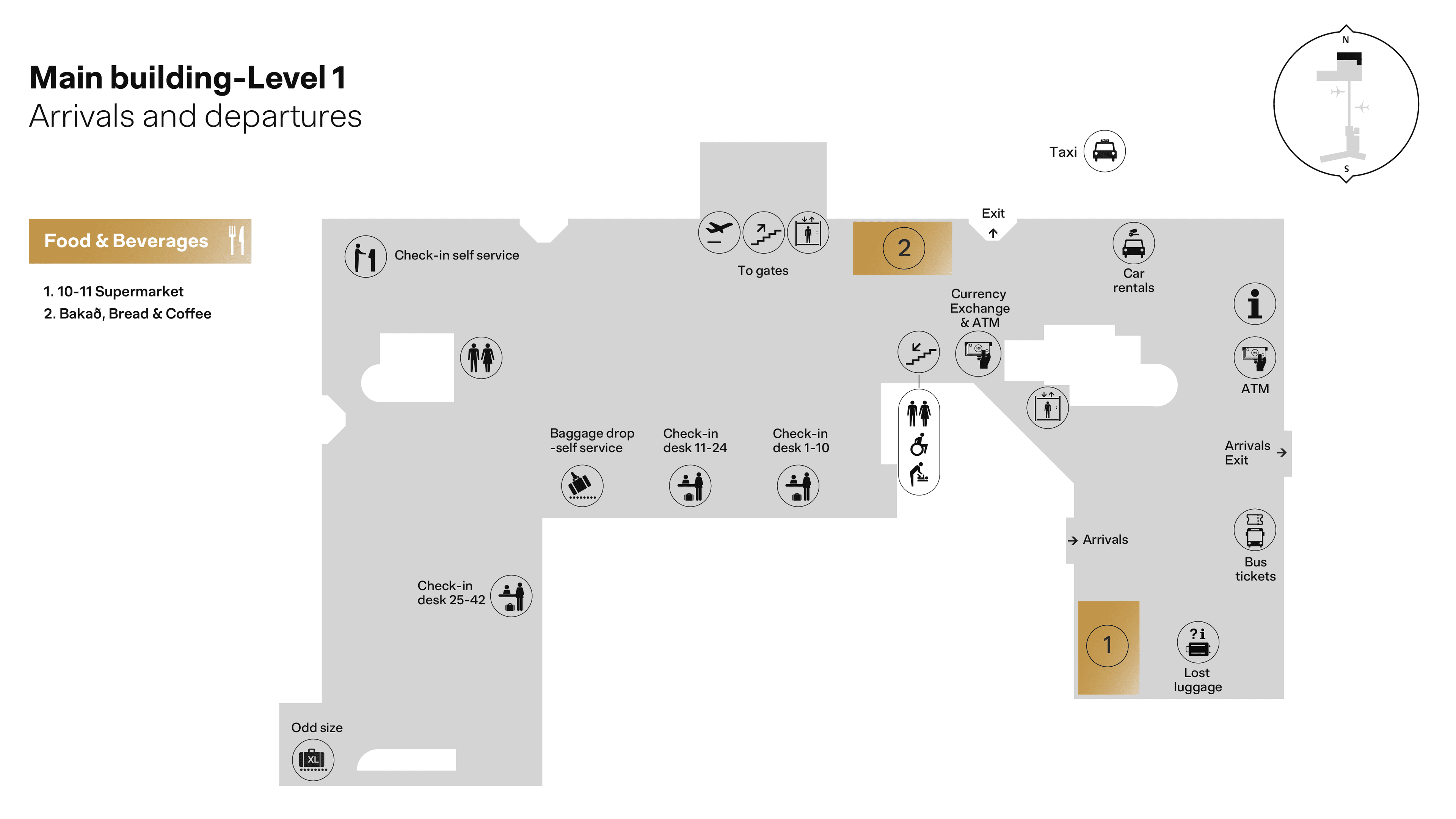 Kef Terminal Map Map of KEF