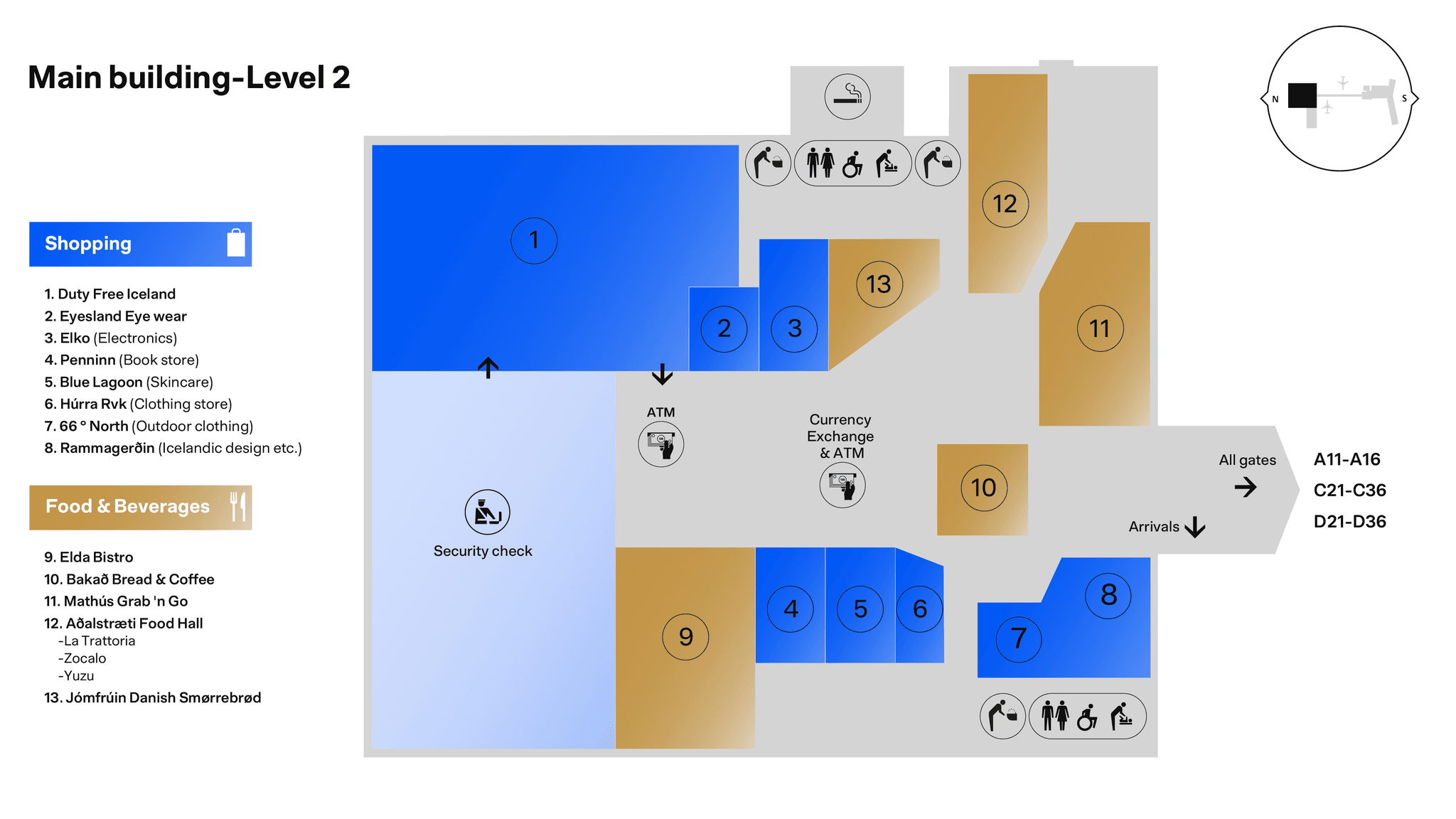 Kef Terminal Map Map of KEF